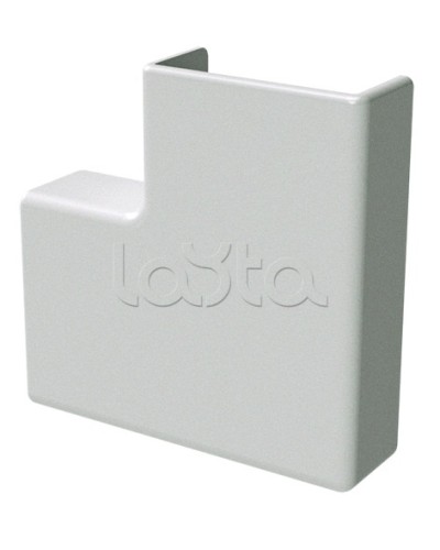 Угол плоский белый 22x10 DKC (00407R) в Курске Аксессуары для кабель-канала Pintop.ru