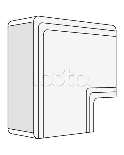 Угол плоский NPAN 120x60 мм DKC 01746 в Курске Аксессуары для кабель-канала Pintop.ru