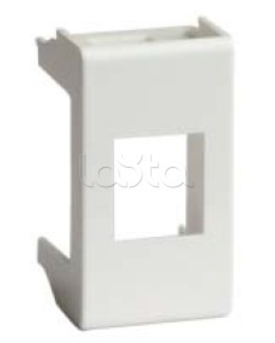 Адаптер для информационных разъемов SIEMON, белый, 1мод. DKC 76608B в Курске Аксессуары для стоек и шкафов Pintop.ru