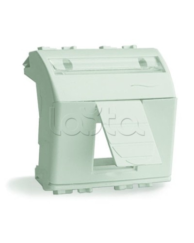 Адаптер для информационных разъемов Keystone, белый, 2 мод DKC 76613B в Курске Аксессуары для кабель-канала Pintop.ru