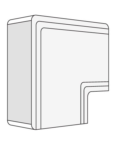 Угол плоский NPAN 60x40 мм DKC 01739 в Курске Аксессуары для кабель-канала Pintop.ru