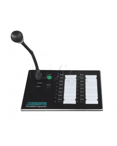 Консоль микрофонная DSPPA PAVA-8008 в Курске Система оповещения и трансляции Dsppa Pintop.ru