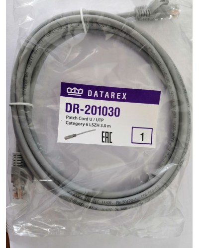 Шнур коммутационный категории 6 Datarex DR-201005 в Курске Патчкорды (медные) Pintop.ru