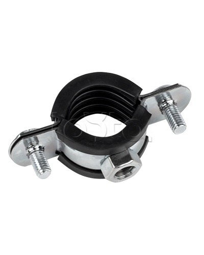 Хомут стальной 1/2 (20-24 мм), с уплотнителем EKF (hsu1012) в Курске Стяжки-хомуты Pintop.ru