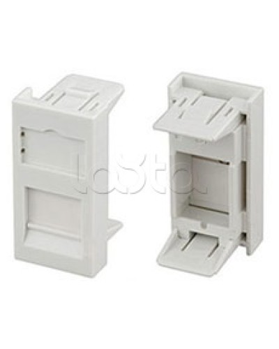 Вставка для 1 модуля формата Keystone Jack Hyperline SIP2-1K-M45-22.5 в Курске Модули Keystone Pintop.ru