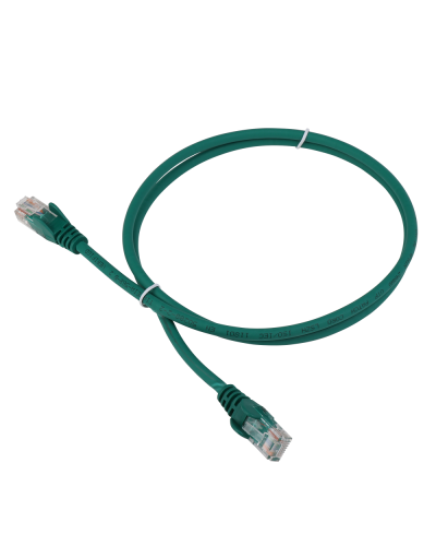 Патч-корд LANMASTER LSZH UTP кат.5e, 0.3 м, зеленый LANMASTER LAN-PC45/U5E-0.3-GN в Курске Патчкорды (медные) Pintop.ru
