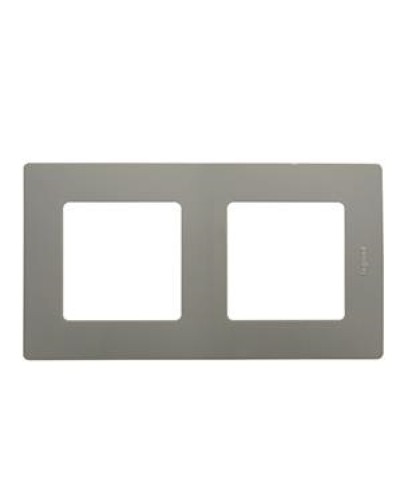 Рамка 2 поста Etika светлая галька Legrand 672522 в Курске Аксессуары для кабель-канала Pintop.ru