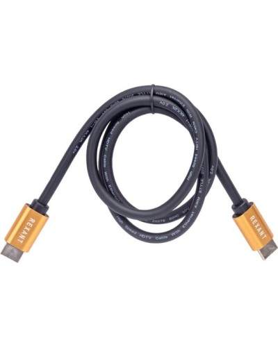 Кабель HDMI - HDMI 2.0, 1м, Gold REXANT 17-6102 в Курске Системы видеонаблюдения Pintop.ru