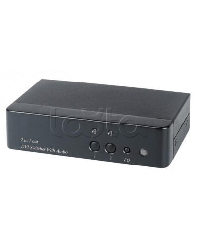 Коммутатор DVI и аудио сигналов SC&T DS02A в Курске Видеоусилители, Модуляторы, Делители Pintop.ru